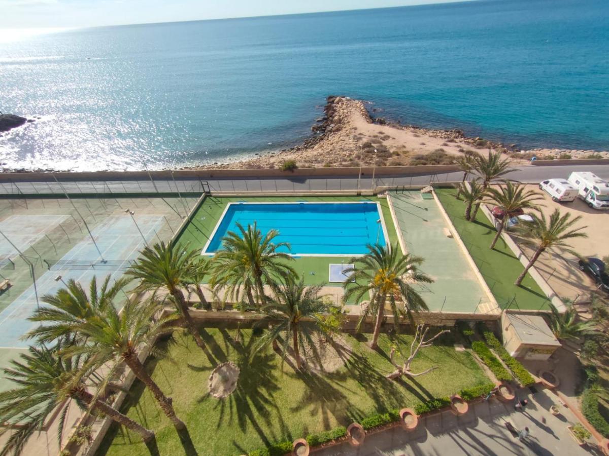 Very Lightful Apartment. Incredible Sea Views. Big Terrace, Swimming Pool. Ac. Very Close To Alicante City Center. Exterior foto