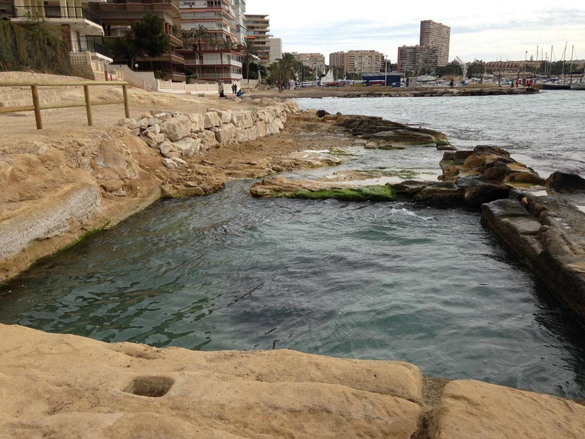 Very Lightful Apartment. Incredible Sea Views. Big Terrace, Swimming Pool. Ac. Very Close To Alicante City Center. Exterior foto